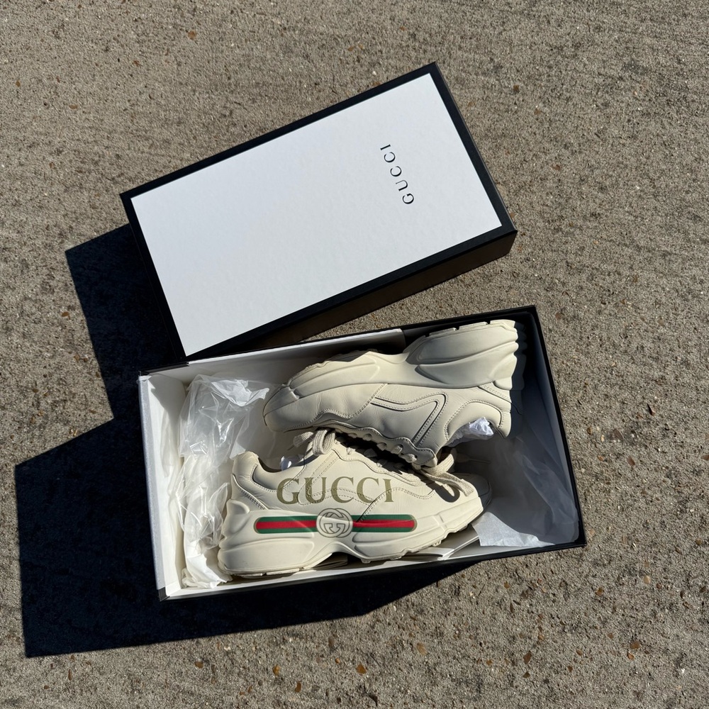 Gucci Cream Sneakers